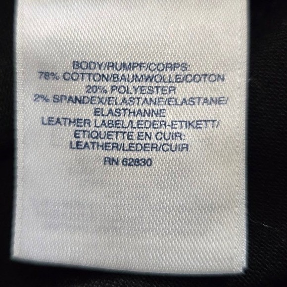 Lands End Womens Black Straight Leg Jeans Mid Rise Petite Size 10P - Picture 3 of 8